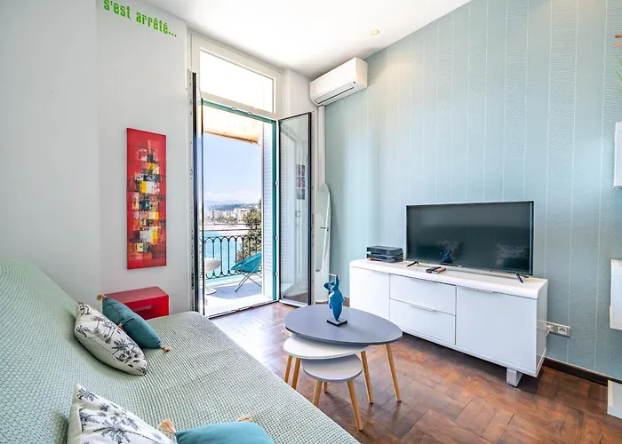 公寓 Panoramic Sea View - Promenade Des 尼斯